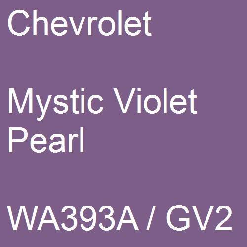 Chevrolet, Mystic Violet Pearl, WA393A / GV2.